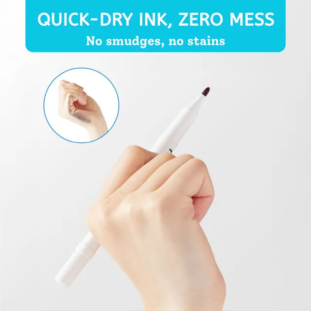 Mideer Dual Tip Permanent Markers - 3pcs