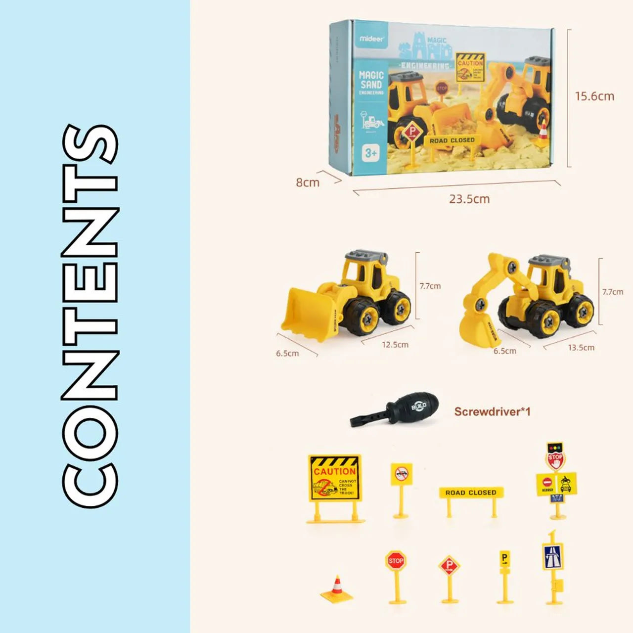 Mideer Magic Sand Construction Set