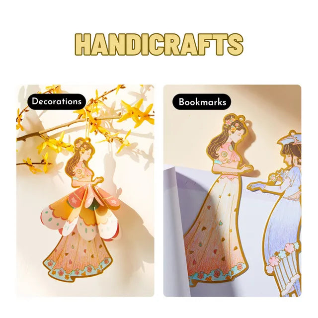 Mideer Paper Craft Coloring Cards: My Fashion Showcase