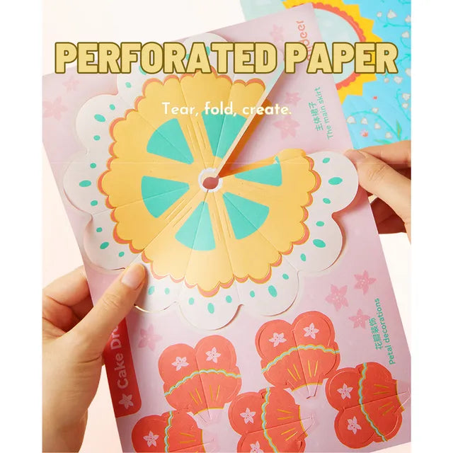 Mideer Paper Craft Coloring Cards: My Fashion Showcase