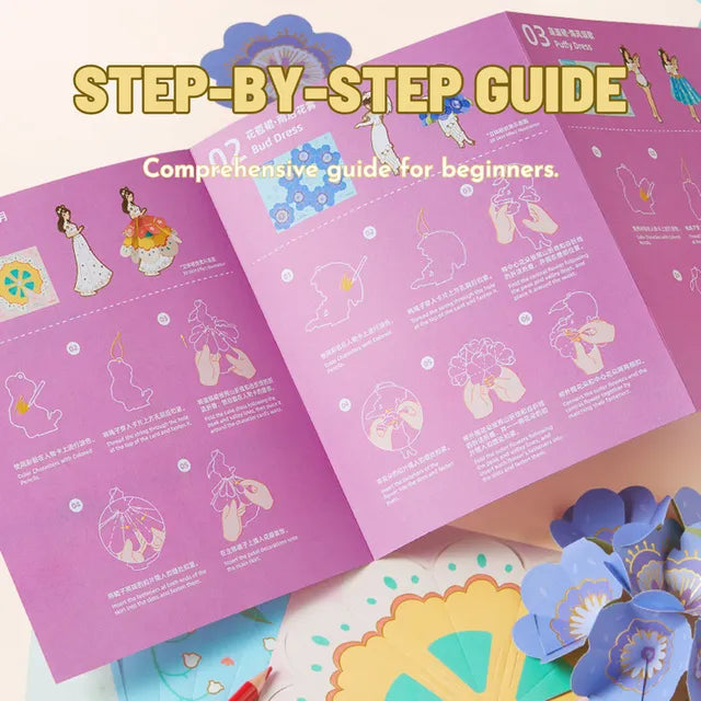 Mideer Paper Craft Coloring Cards: My Fashion Showcase