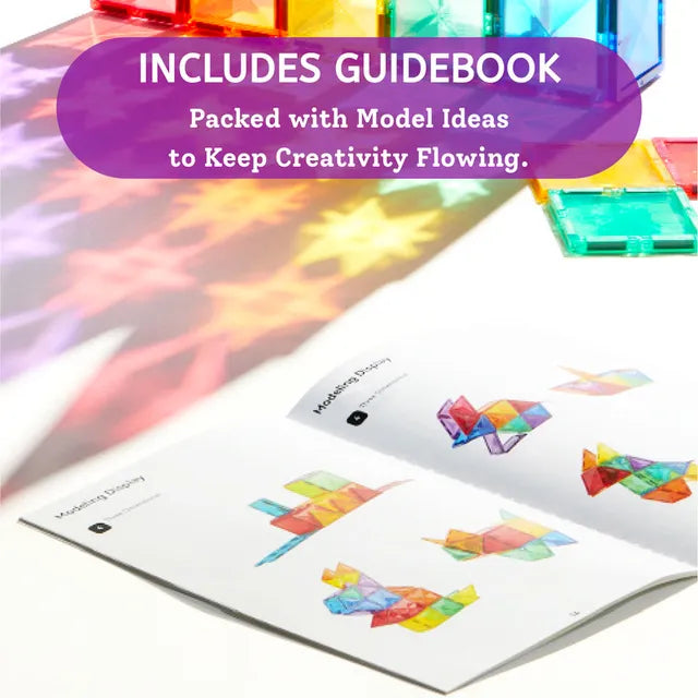 Mideer Prism Magnetic Tiles 160Pcs