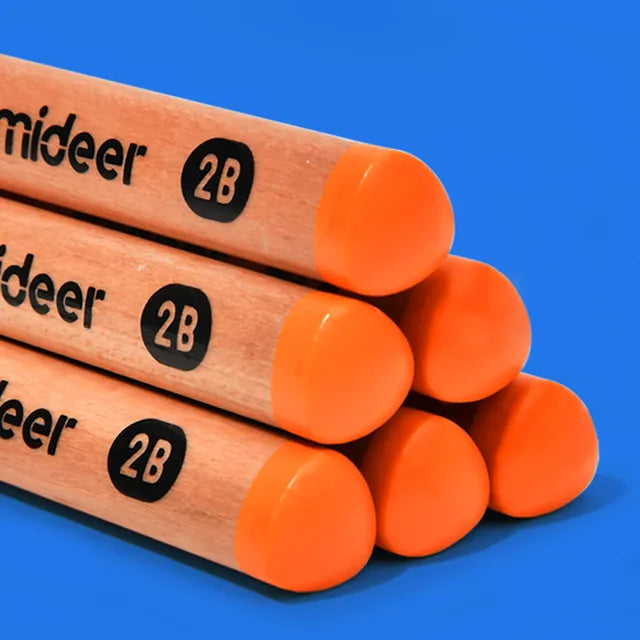 Crayon Triangulaire Mideer 2B - 6 pièces