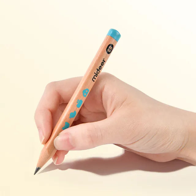 Crayon Triangulaire Mideer 6B - 6 pièces