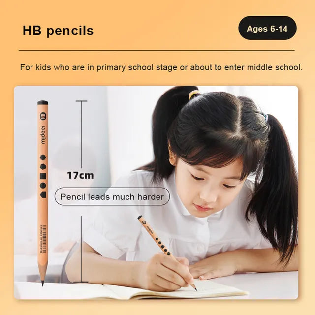 Mideer Triangular Pencils HB - 30pcs