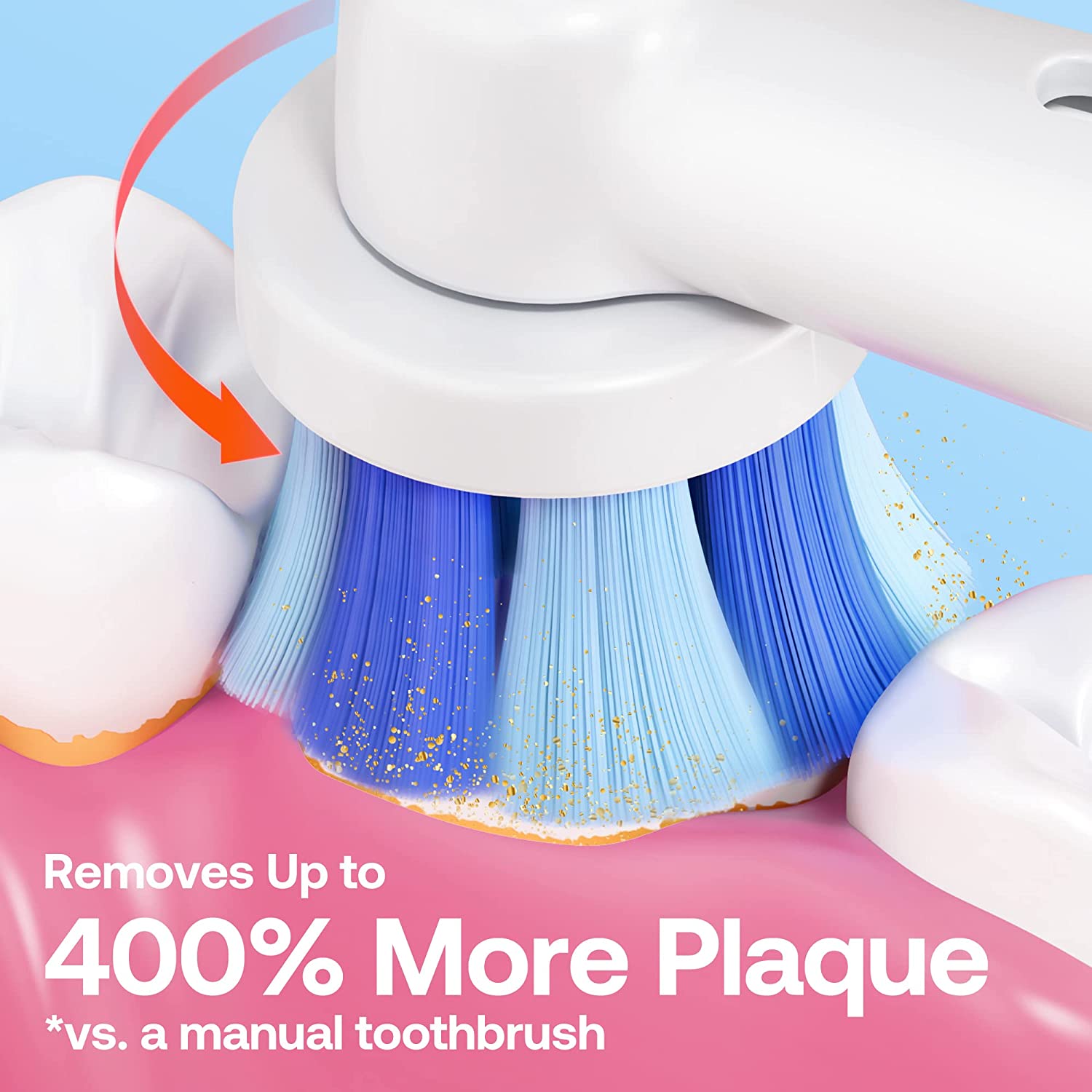 Bitvae R2 Rotating Electric Toothbrush, with 8 Brush Heads, ADA Accepted