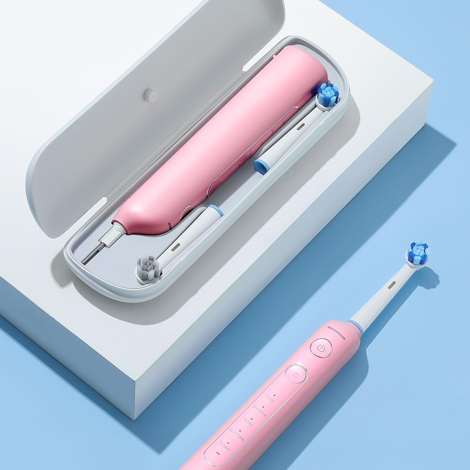 Bitvae R2 Rotating Electric Toothbrush, with 8 Brush Heads, ADA Accepted