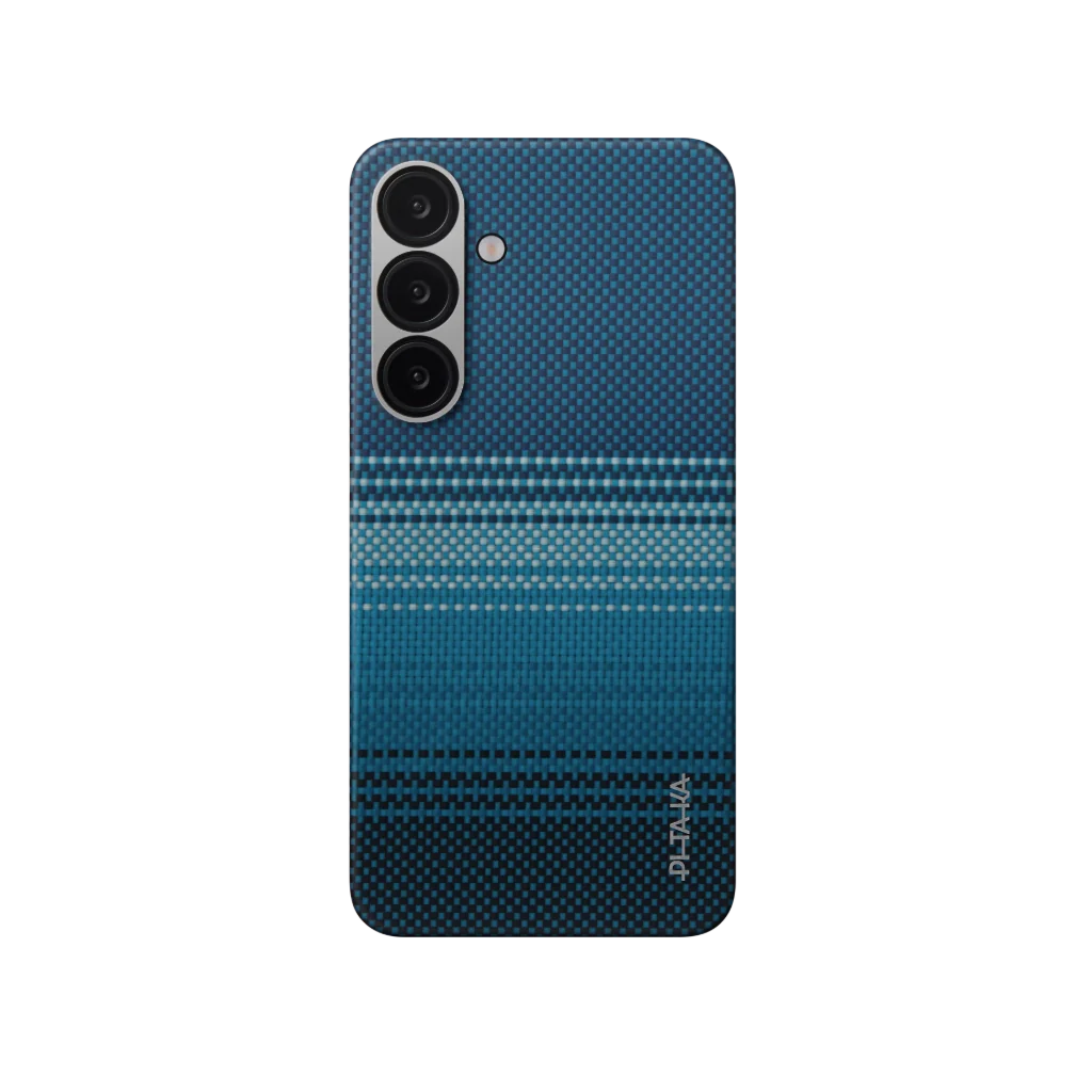PITAKA Tactile Woven Case for Samsung Galaxy S25 Sunset Moonrise Series