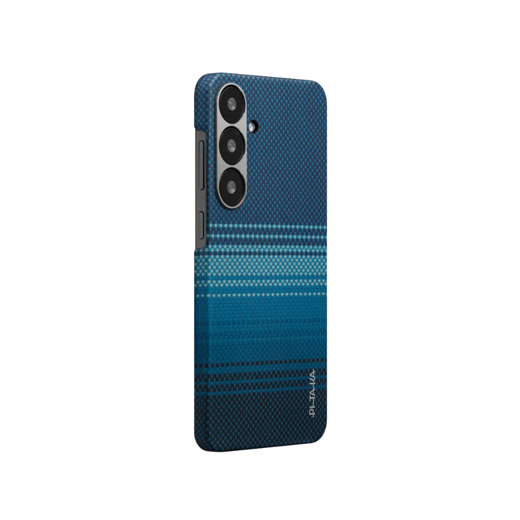 PITAKA Tactile Woven Case for Samsung Galaxy S25 Sunset Moonrise Series