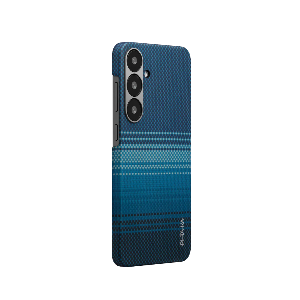 PITAKA Tactile Woven Case for Samsung Galaxy S25+ Sunset Moonrise Series