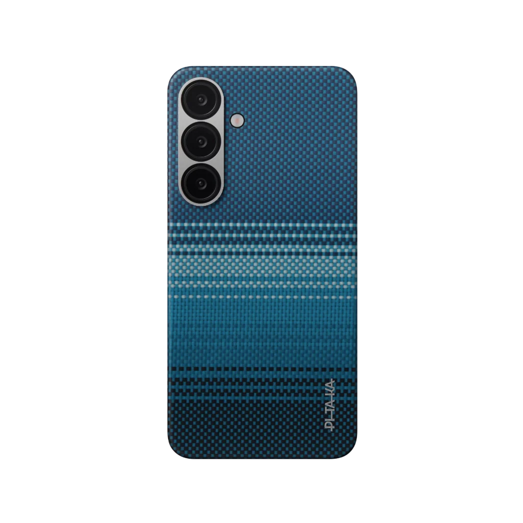 PITAKA Tactile Woven Case for Samsung Galaxy S25+ Sunset Moonrise Series