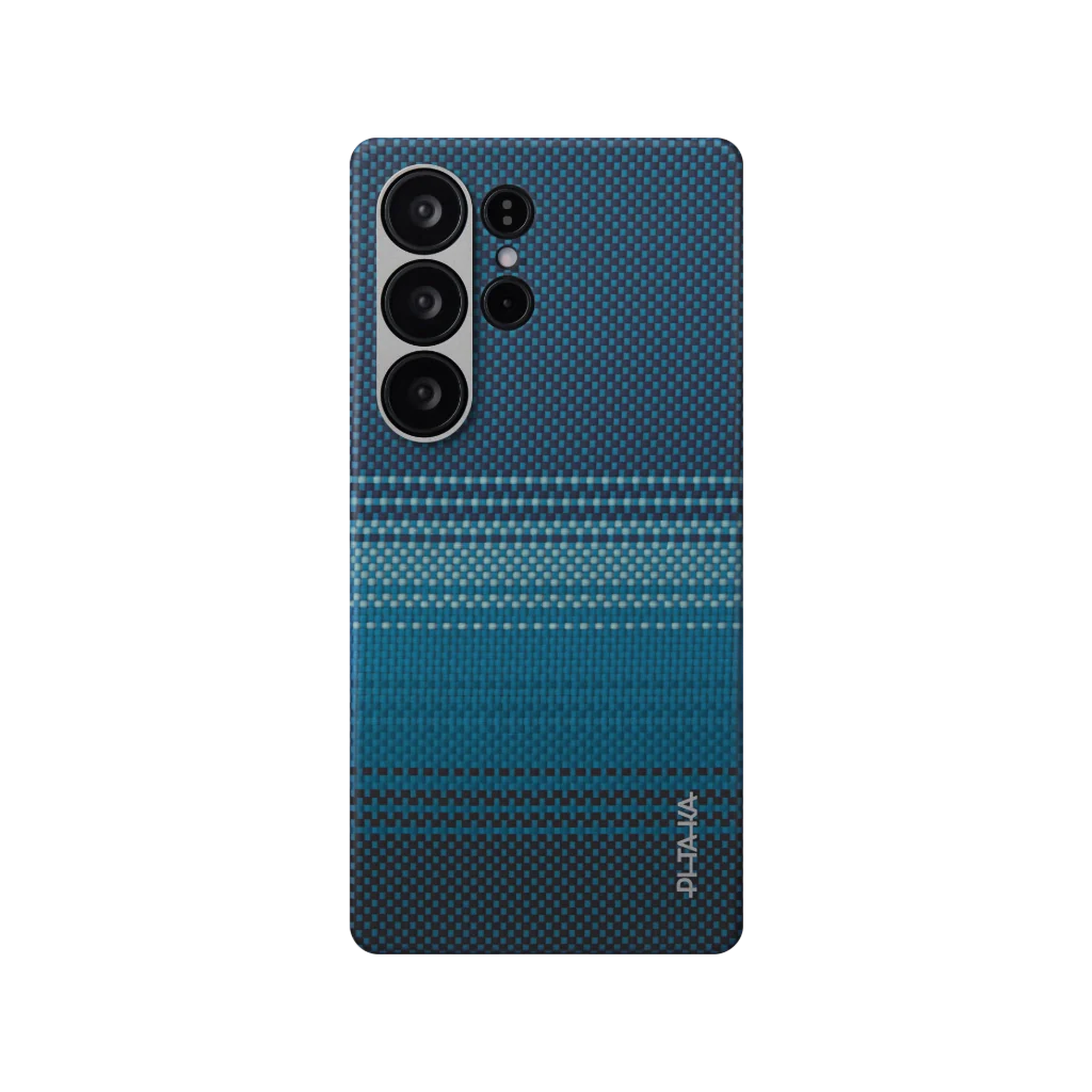 PITAKA Tactile Woven Case for Samsung Galaxy S25 Ultra Sunset Moonrise Series
