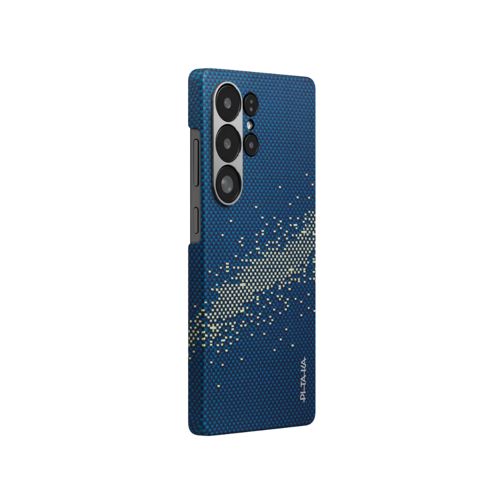 PITAKA Tactile Woven Case for Samsung Galaxy S25 Ultra StarPeak Series MILKY WAY GALAXY