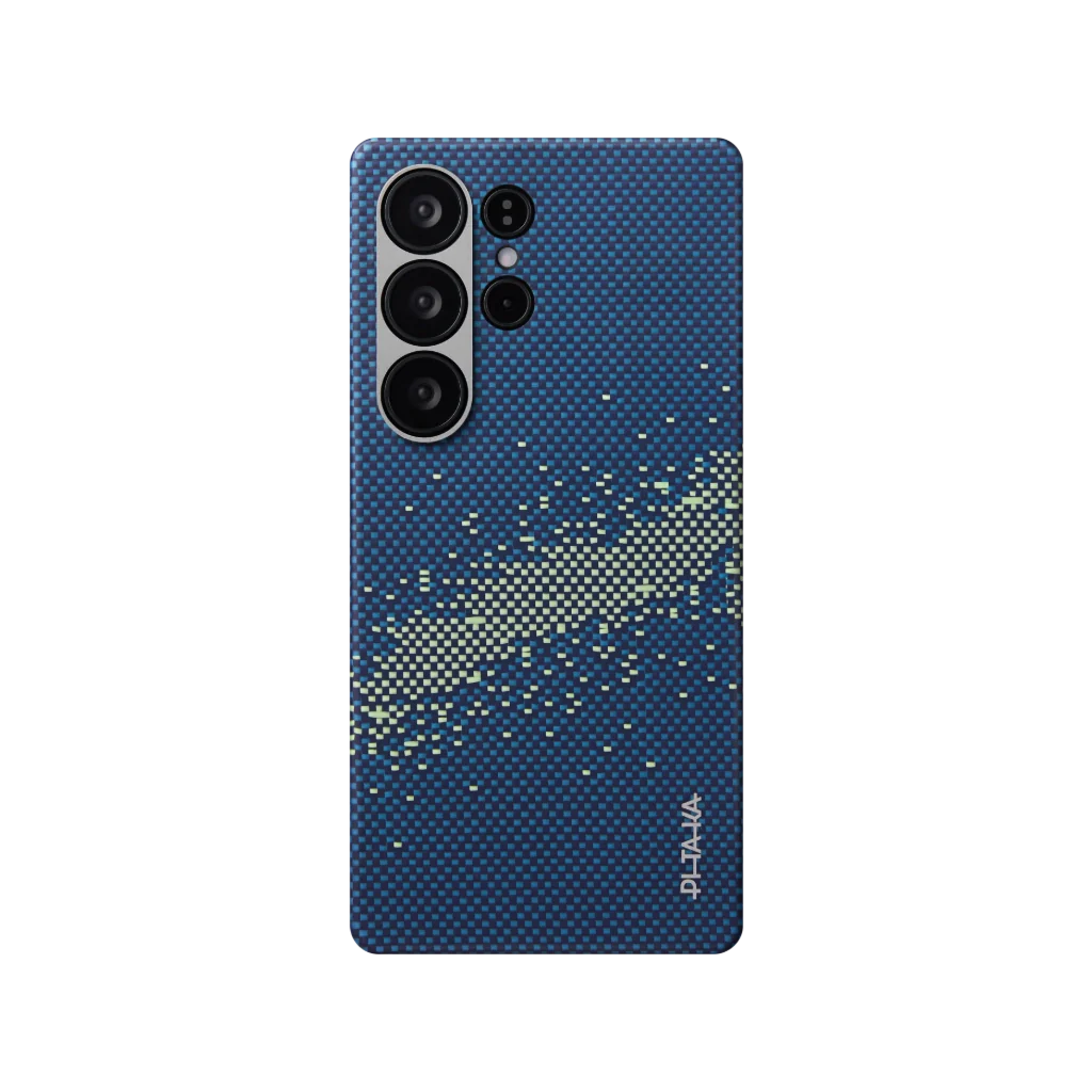 PITAKA Tactile Woven Case for Samsung Galaxy S25 Ultra StarPeak Series MILKY WAY GALAXY