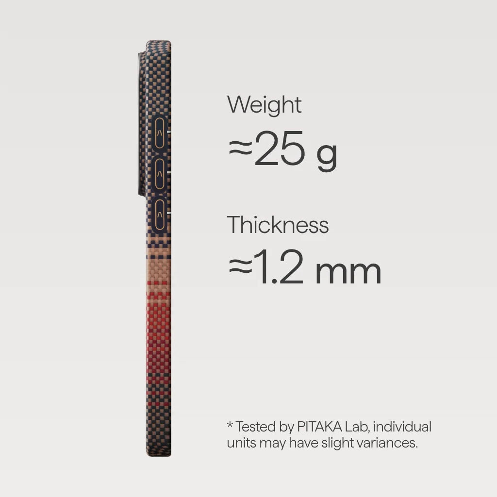 Coque Ultra-Mince PITAKA pour Samsung Galaxy S26 Ultra Sunset (Bouton Aaron)