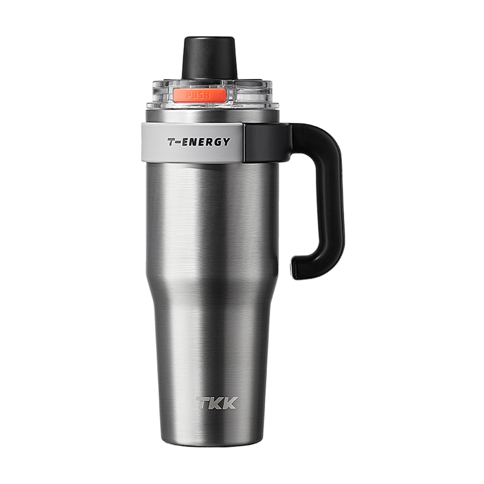 TKK Ceramic Coating Tumbler with Handle, Double Wall Vacuum Bottle With Straw and Lid, Hot for 12hrs and Cold For Up to 24hrs