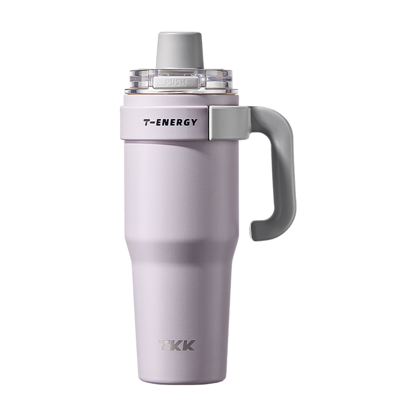 TKK Ceramic Coating Tumbler with Handle, Double Wall Vacuum Bottle With Straw and Lid, Hot for 12hrs and Cold For Up to 24hrs