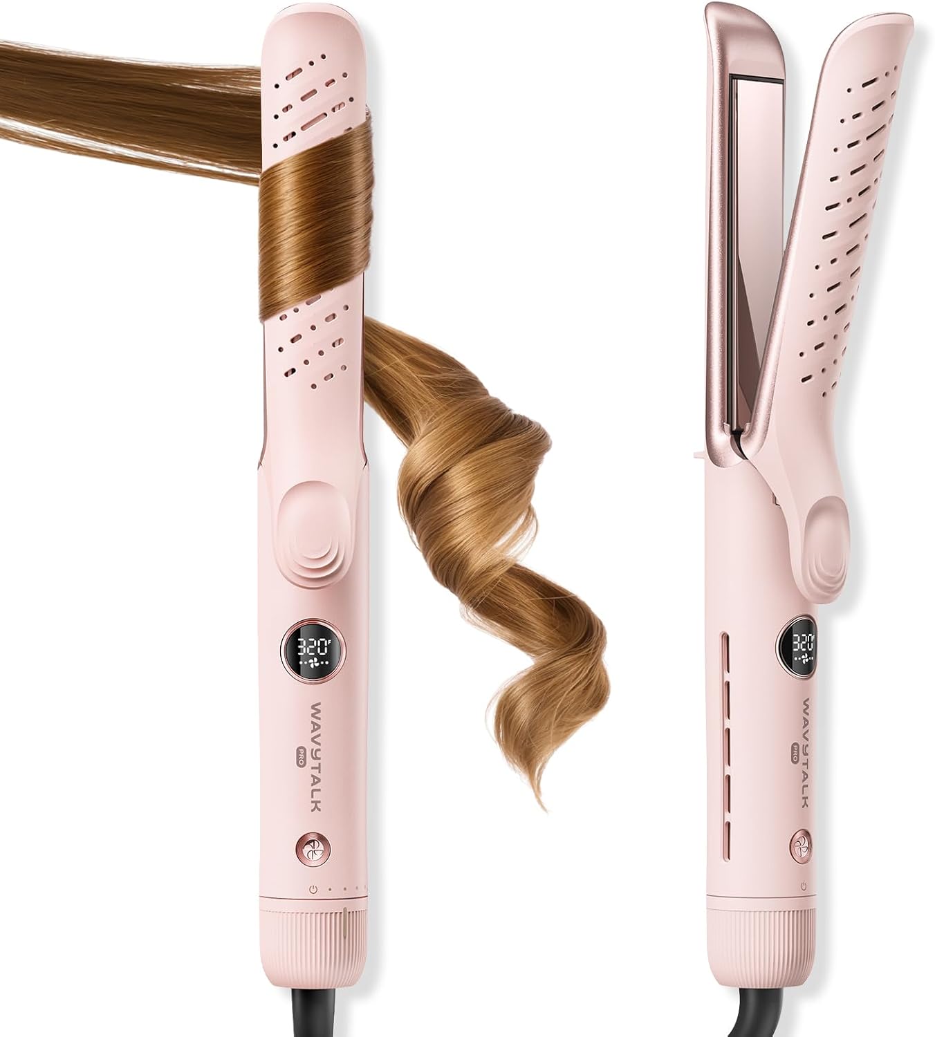 Wavytalk Whirlwind Pro, Upgrade Airflow Styler Curling Iron Flat Iron