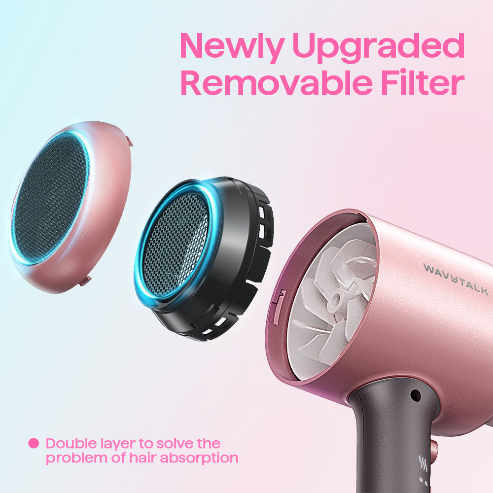 Wavytalk BlownAway Hair Dryer for Curly Hair with Diffuser
