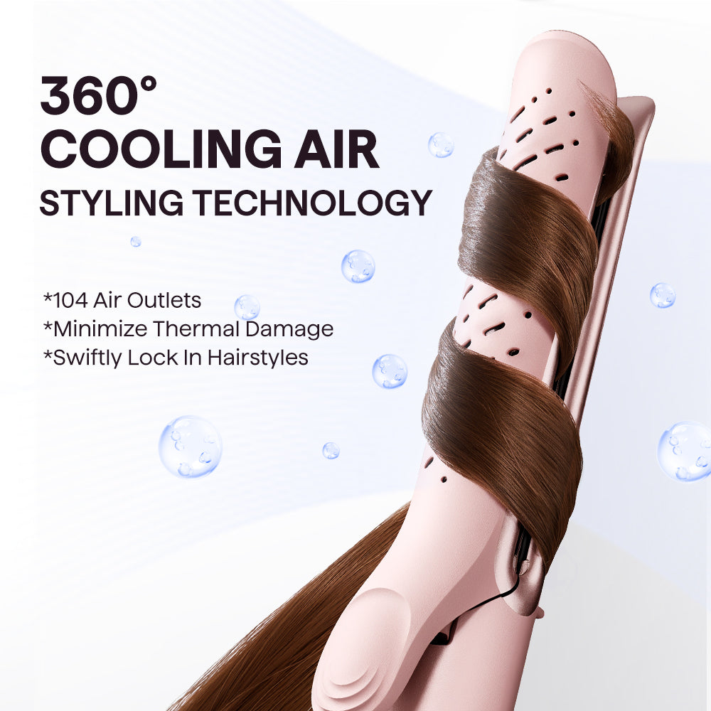 Wavytalk Whirlwind Pro, Upgrade Airflow Styler Curling Iron Flat Iron