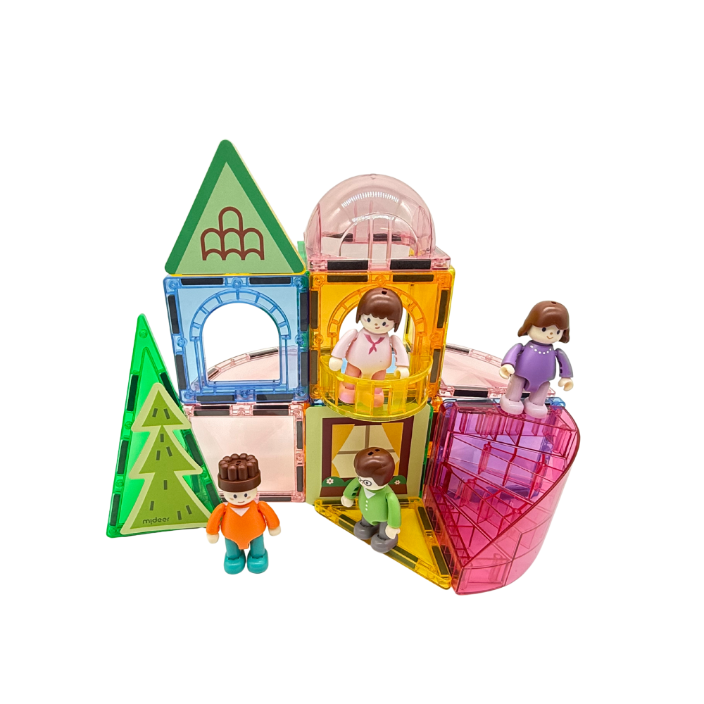 Mideer My First Magnetic Building Set: Our Family 32 pcs