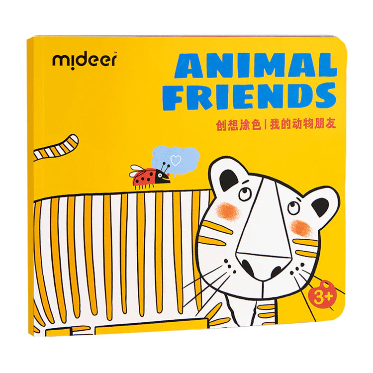 MiDeer First Coloring Book: Animal Friends