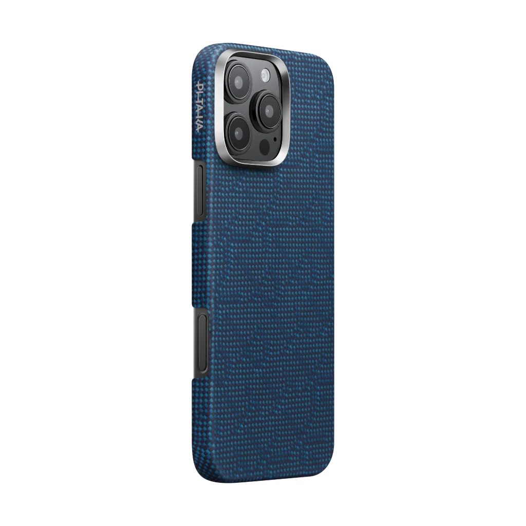 PITAKA Tactile Woven Case for iPhone 16 Pro Max PTK Classic Monogram Series