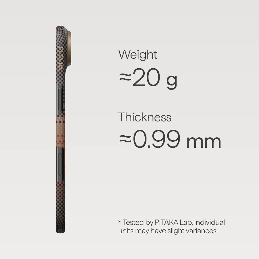 PITAKA Ultra-Slim Case for iPhone 17 Air Sunset