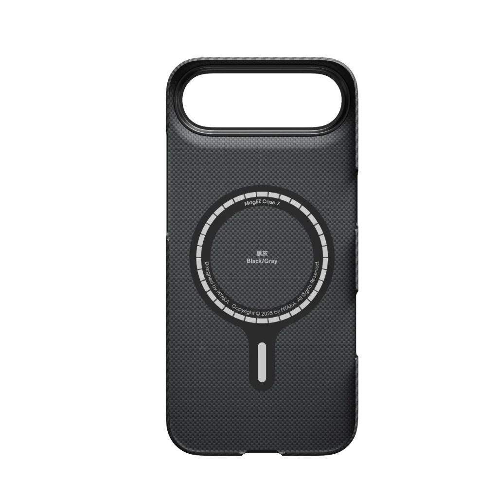 PITAKA Ultra-Slim Case for iPhone 17 Air Black/Grey