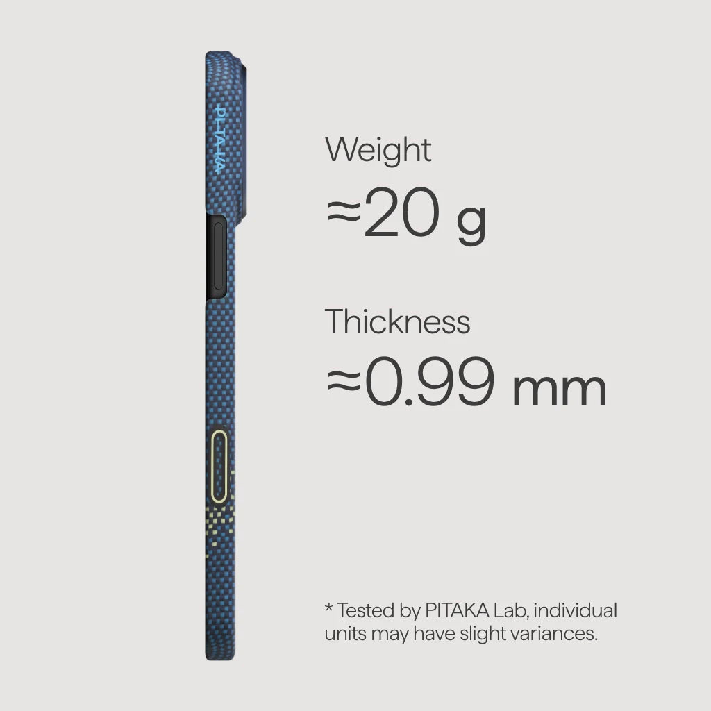 PITAKA Ultra-Slim Case for iPhone 17 Pro Max Milky Way Galaxy (PitaTap™)