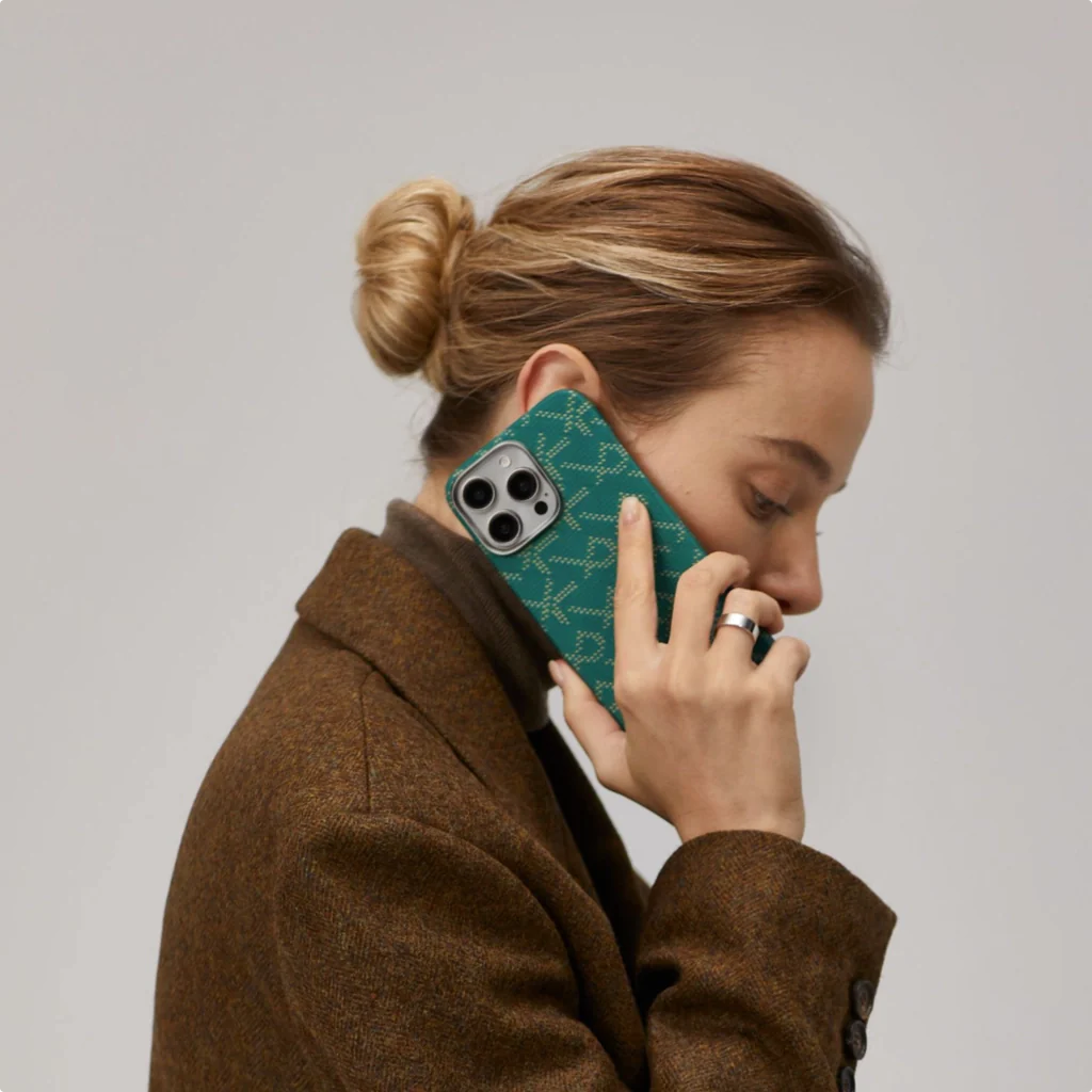 PITAKA Tactile Woven Case for iPhone 16 Pro Max PTK Classic Monogram Series