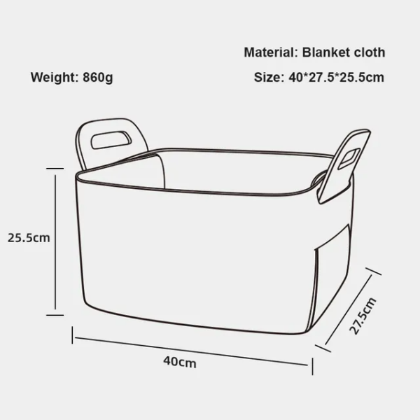 Mideer Toy Storage Bag-Brown