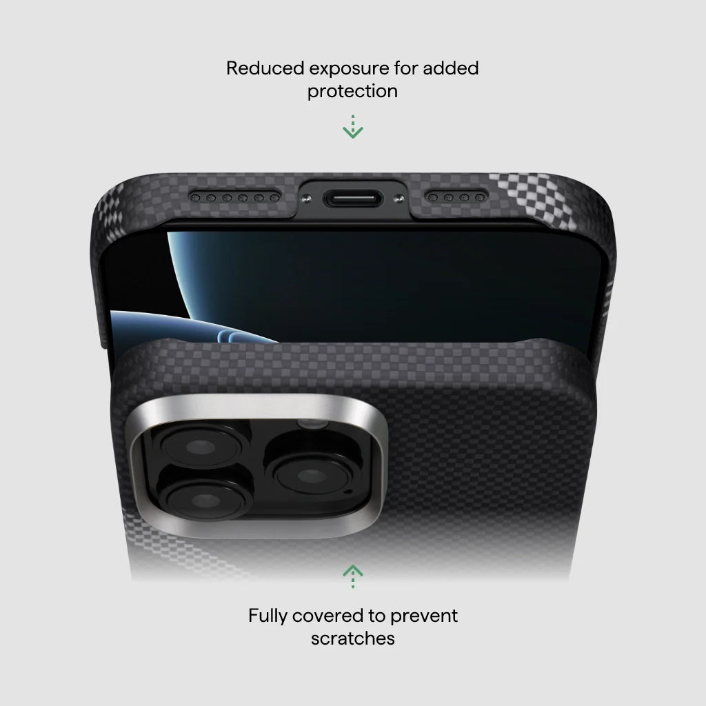 PITAKA Tactile Woven Case for iPhone 16 Pro Max Re-TROS Collaborative