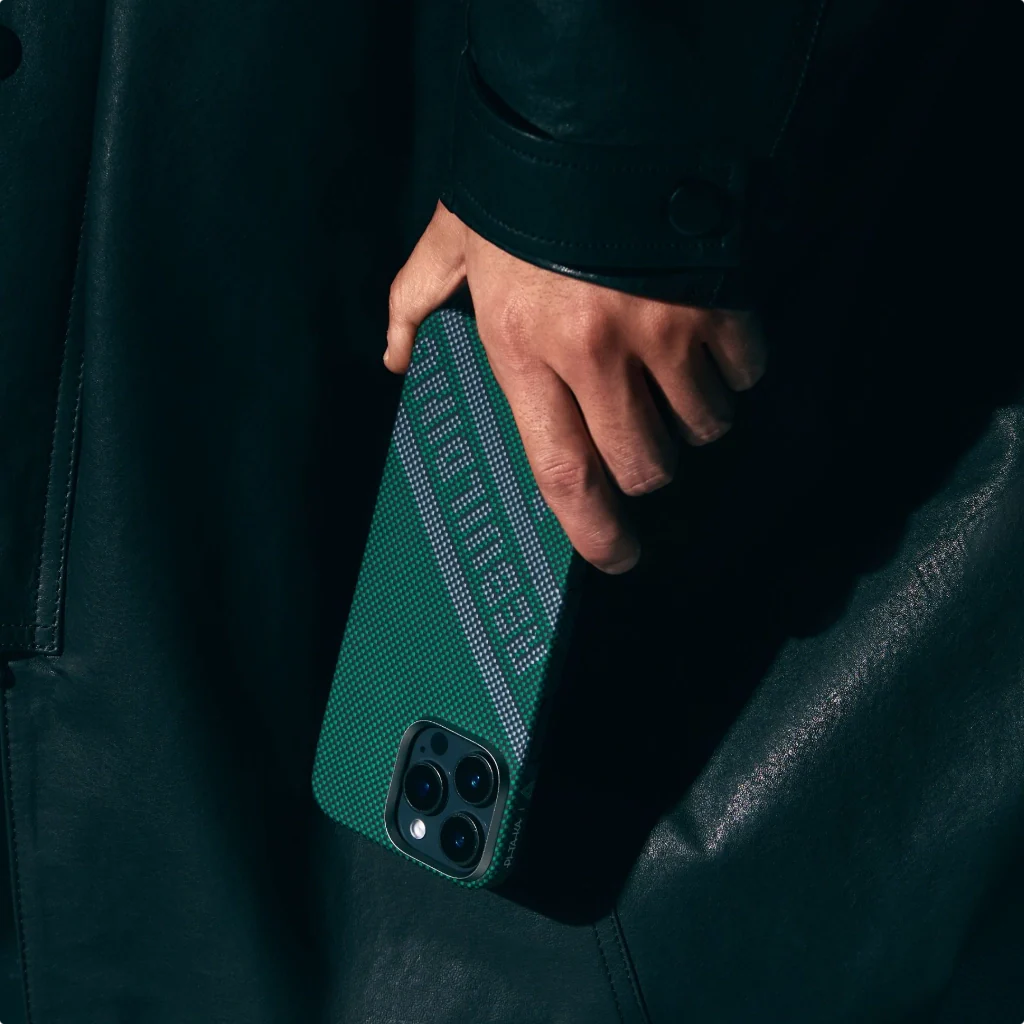 PITAKA Tactile Woven Case for iPhone 16 Pro Max Re-TROS Collaborative