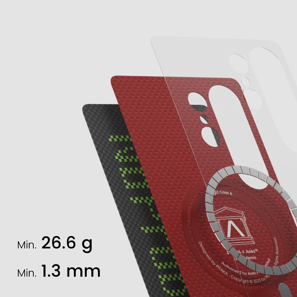 PITAKA Tactile Woven Case for Samsung Galaxy S25 Ultra Aries Series