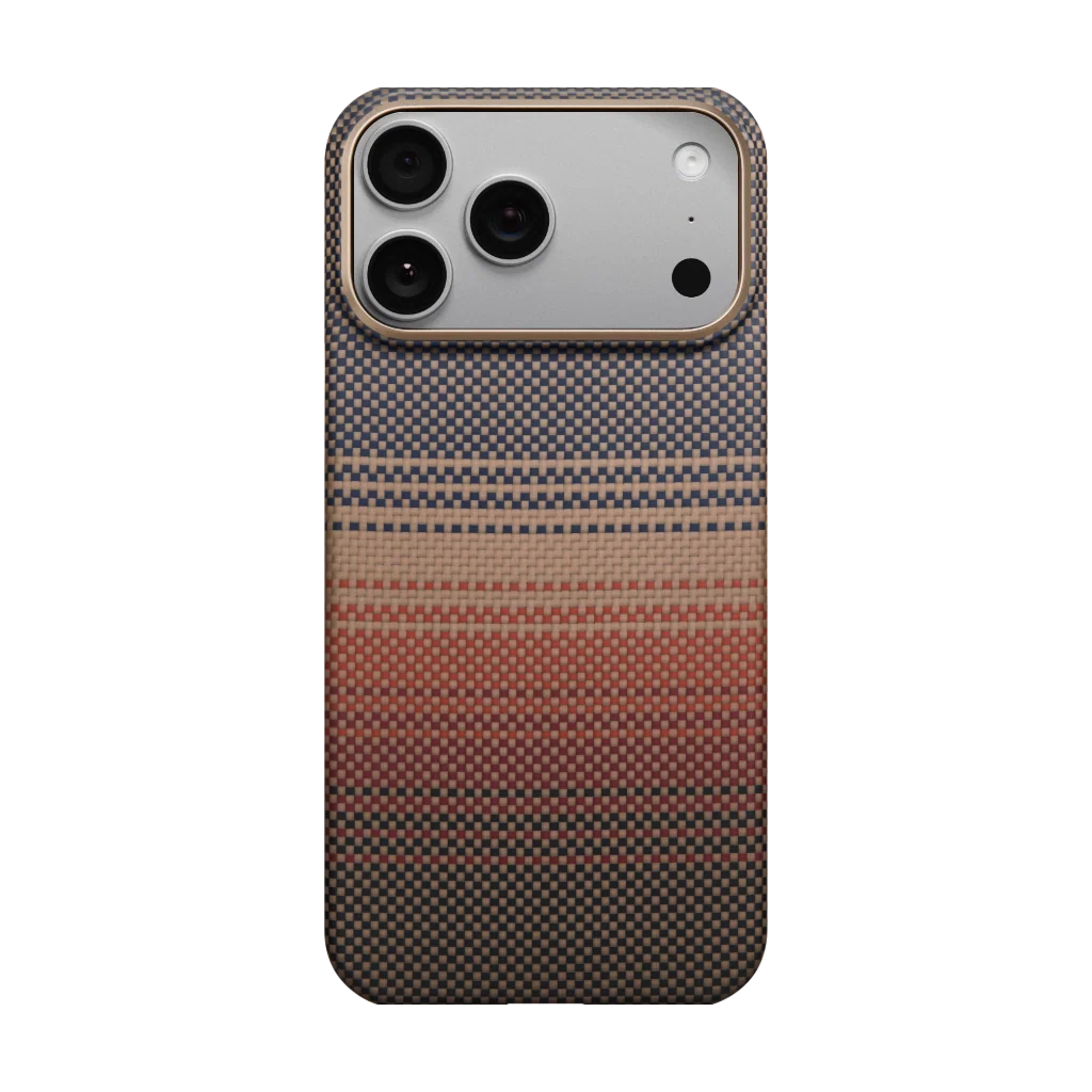 PITAKA Ultra-Slim Case for iPhone 17 Pro Max Sunset (PitaTap™)