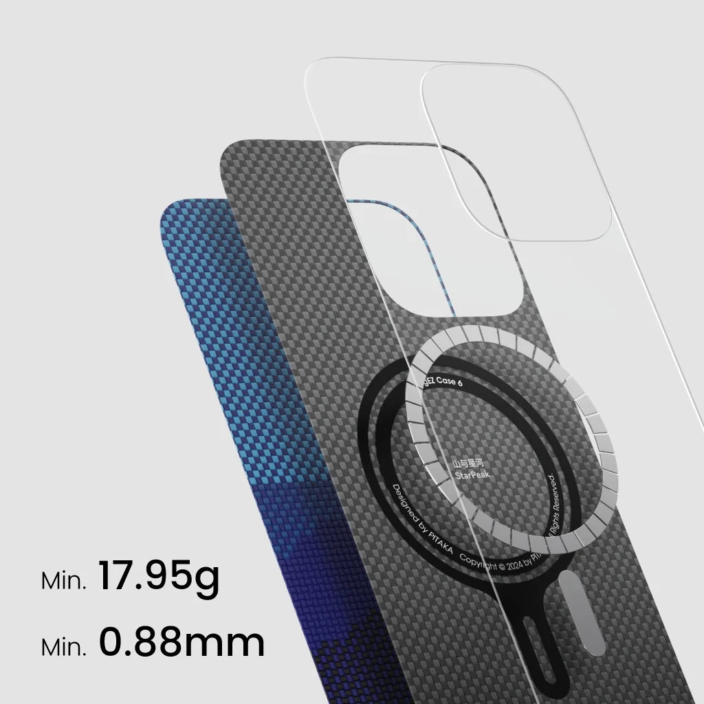 PITAKA Tactile Woven Case for iPhone 16 Pro Max StarPeak Series