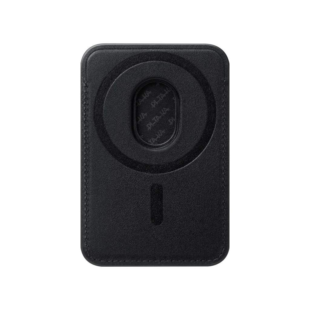 PITAKA Magnetic Woven Wallet Black/Grey