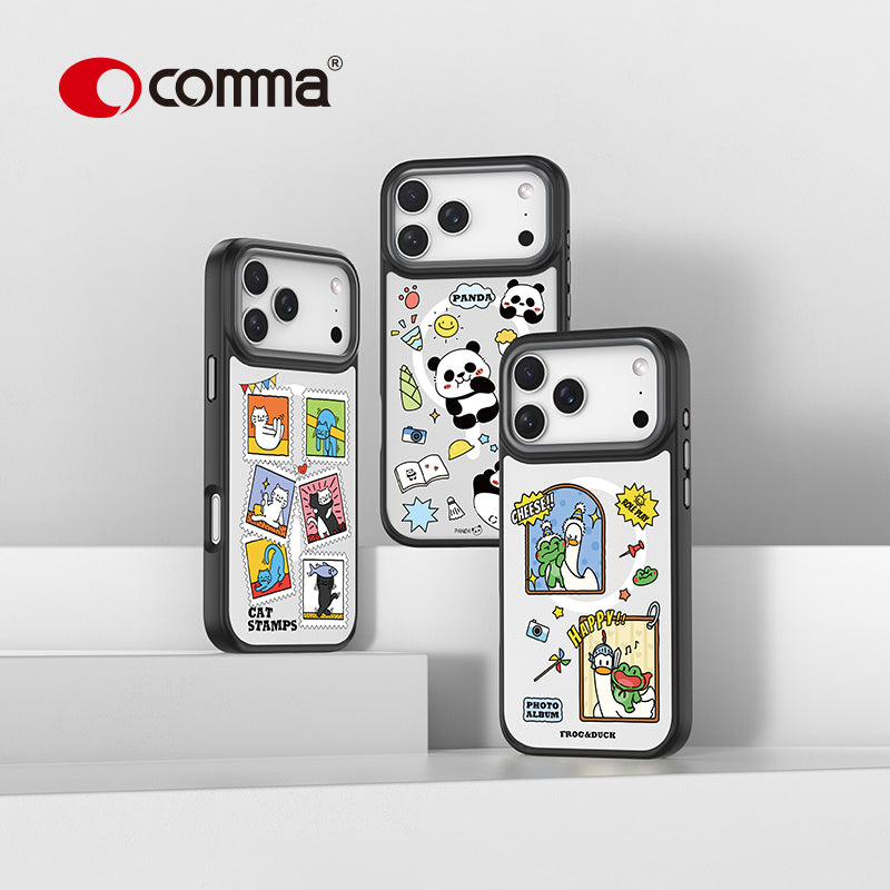 Comma PANDA Cultural Series Magnetic Shockproof  Case for iPhone 17