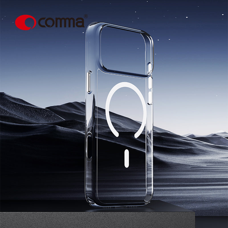 Comma Glass Series Magnetic Case for iPhone 17 Pro Max