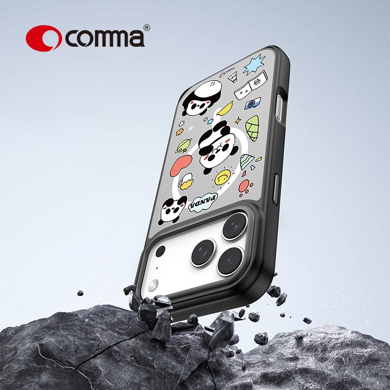 Comma PANDA Cultural Series Magnetic Shockproof  Case for iPhone 17