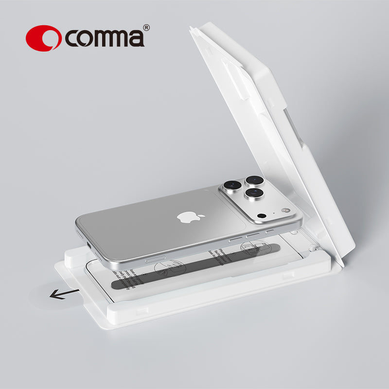 Comma Dun Series AR HD Tempered Glass (With Assist Tool) for iPhone 17 Air