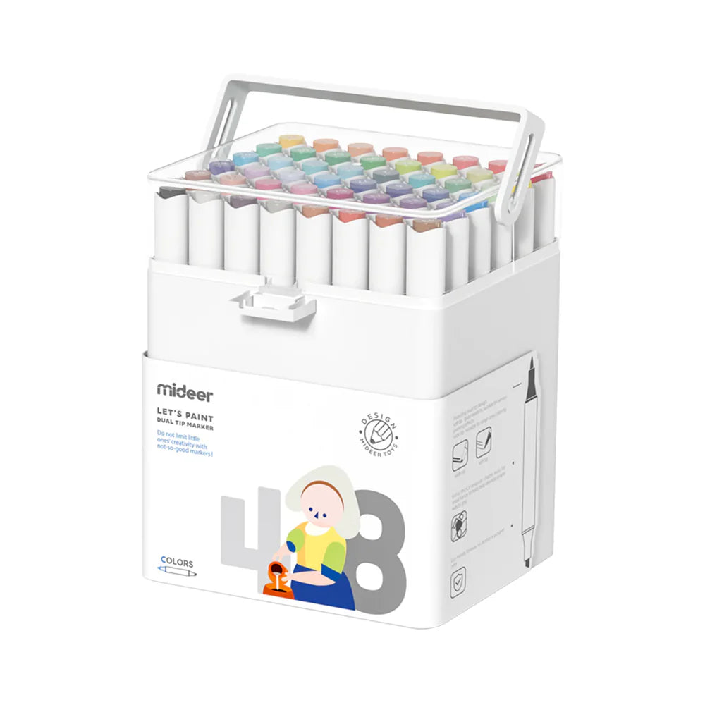 Mideer Dual Tip Marker 48 Colors