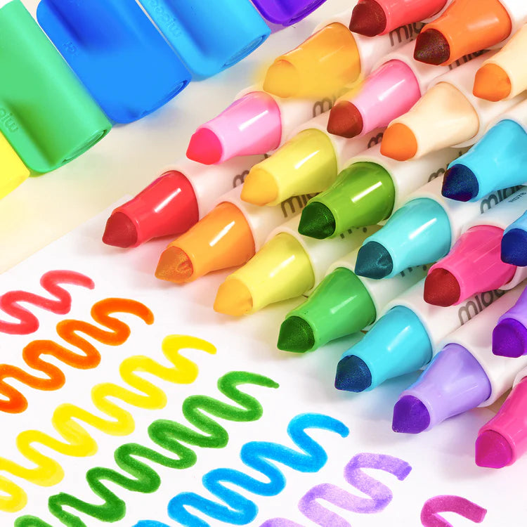 Mideer Large Fine-Tip Washable Marker 12 Colors
