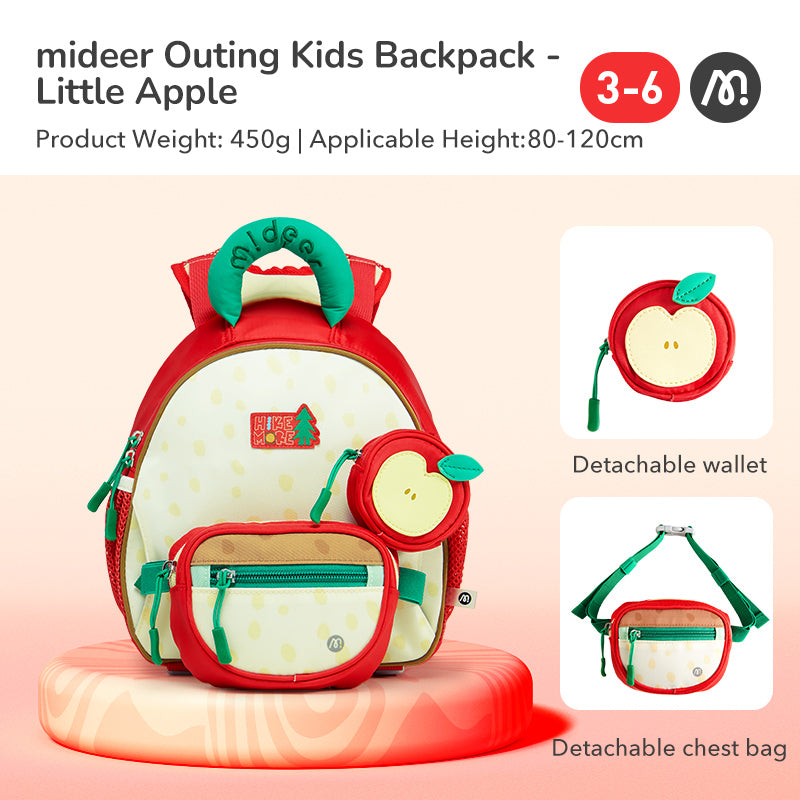 Sac à dos pour enfants Mideer Pomme Rouge
