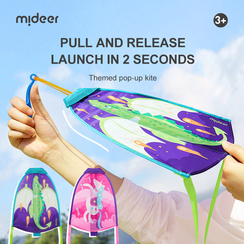 Mideer Mini Flying Kite Unicorn Pink