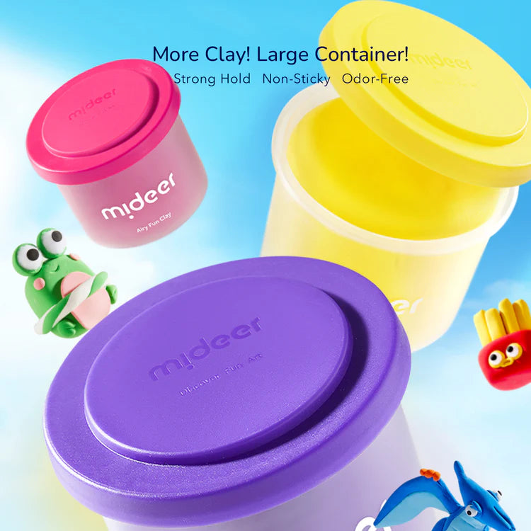Mideer Airy Fun Clay 24 Colors