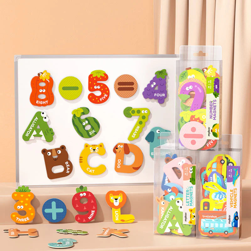 Mideer Uppercase & Lowercase Letter Magnets 52P