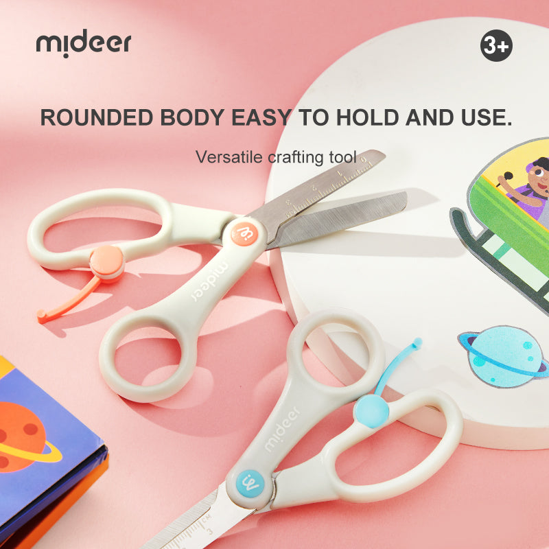 Mideer Safety Craft Scissors Azure Blue