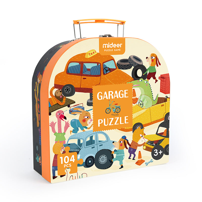 Mideer Portable Puzzle Box: My Garage 104P